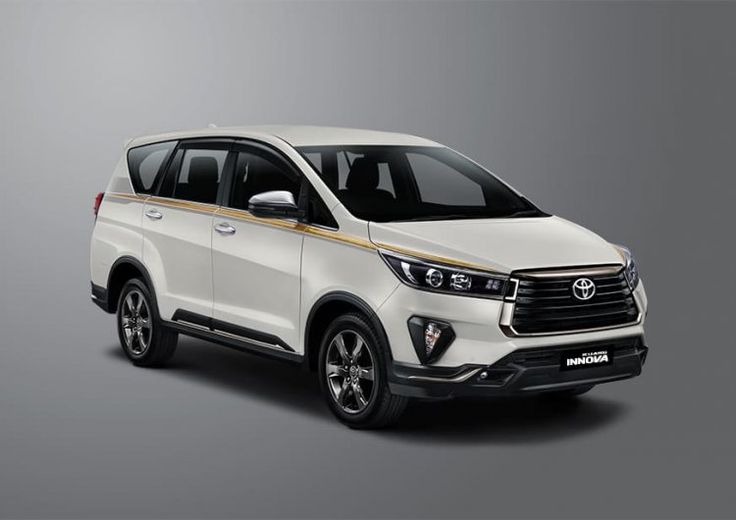 Premium Toyota Innova Crysta, stylish exterior and luxurious interior.